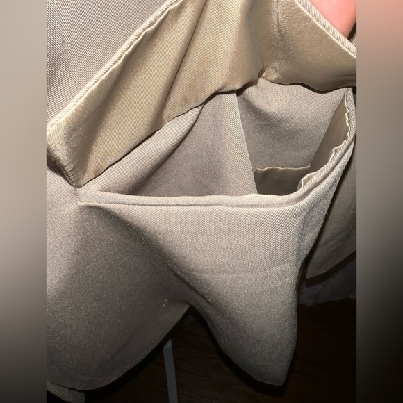 Beige Brown Tan Blazer with Pockets - Picture 5 of 6